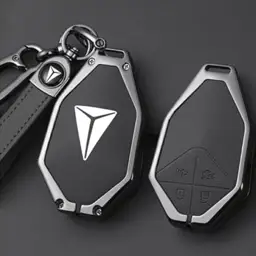 Противоударный, защитный чехол для смарт-ключа Changan Deepal S07, Черного цвета