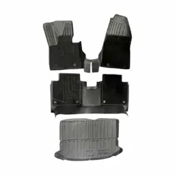 Двухслойные полики, коврики в салон Zeekr X, TPE, рест