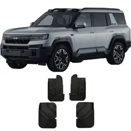 Брызговики BYD Leopard 8, черного цвета