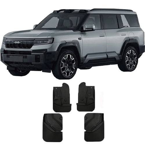 Брызговики BYD Leopard 8, черного цвета