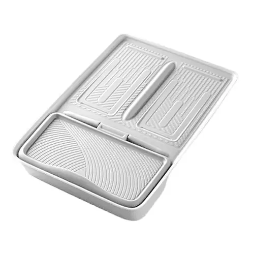 Силиконовая вставка на центральную консоль для беспроводной зарядки Lixiang L6, L7, L8, L9, Белого цвета, рестайлинг