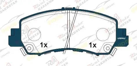 Тормозные колодки UIDNU Ceramic Mitsubishi Eclipse Cross 1.5L 2.3L 2018--  передние