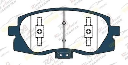 Тормозные колодки UIDNU Ceramic JAC T6 2.0T 2018--  T8 Pro 2.0T 2021-- (керамические)   передние