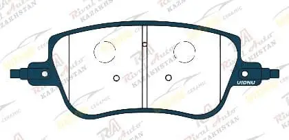 Тормозные колодки UIDNU Ceramic Haval Jolion (4WD) 1.5T 2021-- (керамические) передние