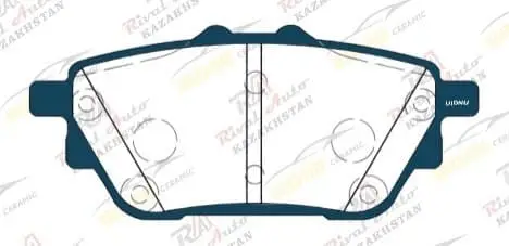 Тормозные колодки UIDNU Ceramic Haval Dargo (4WD) 2.0T 2022--                                                                          H6 (4WD) 2.0T 2020--   (керамические)  задние H-D4R/           TD1267/ KR1353