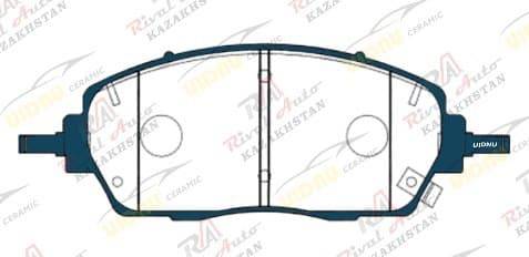 Тормозные колодки UIDNU Ceramic Haval Dargo (4WD) 2.0T 2022-- H6 (4WD) 1.5T 2022-- F7 II 2.0T 2024--  (керамические)   передние H-D4F/         TD1332