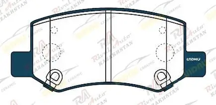 Тормозные колодки UIDNU Ceramic Geely Cityray 1.5T 2024--  Boyue Cool 1.5T 2023--  (керамические)  задние