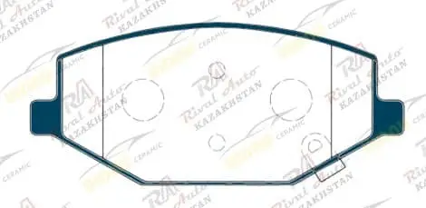 Тормозные колодки UIDNU Ceramic Geely Coolray 1.5T 2019--  Binyue Pro 1.4T 2020-- (керамические) передние