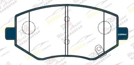 Тормозные колодки UIDNU Ceramic Geely Okavango 2.0T 2020-- Okavango L 2.0T 2022--  (керамические)  передние