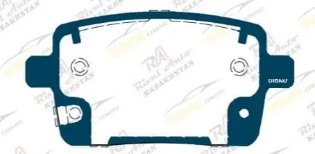 Тормозные колодки UIDNU Ceramic Jetour  X70 PLUS 1.5T 1.6T 2.0T 2018-- (керамические)  задние