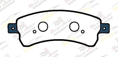 Тормозные колодки UIDNU Ceramic Jetour Dashing 1.5T 1.6T 2023-- (керамические)  передние