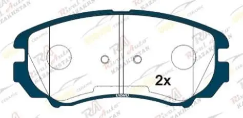 Тормозные колодки UIDNU Ceramic Changan CS35 1.6L 2013-2021, CS35 PLUS 1.4L 1.6L 2018--  Chery Tiggo 7 Pro 1.5T 2020-- Tiggo 7 Pro Max 1.5T 2021-- Exeed LX 1.5T 1.6T 2021-- Omoda C5 1.6L 2023--  (керамические)  передние