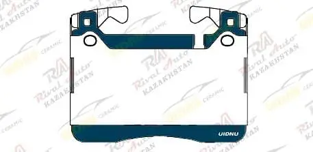 Тормозные колодки UIDNU Ceramic HONGQI E-HS9 2020-- (electro car) (керамические) передние