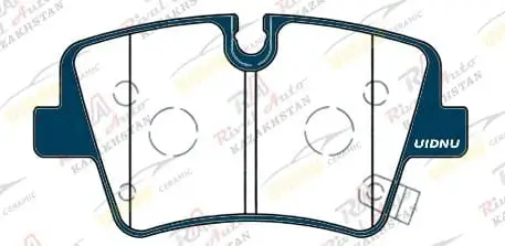 Тормозные колодки UIDNU Ceramic FAW Bestune B70 1.5T 2.0T 2020--                                           HONGQI HS5 2.0L 2019-- (керамические)  задние