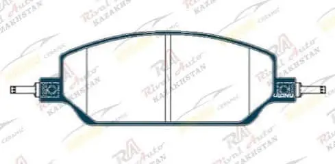 Тормозные колодки UIDNU Ceramic BYD Qin Plus EV/DM-i 2022-- (electro car) (керамические)  передние