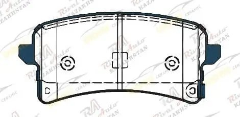 Тормозные колодки UIDNU Ceramic Changan Hunter F70 1.9T 2.0T 2019--  Hunter Plus 2.0T 2023-- (керамические)  задние