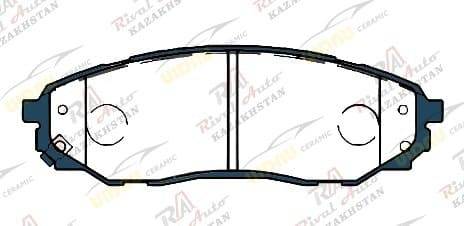 Тормозные колодки UIDNU Ceramic Changan Hunter F70 1.9T 2.0T 2019--  Hunter Plus 2.0T 2023-- (керамические)  передние