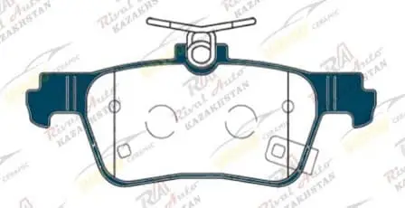 Тормозные колодки UIDNU Ceramic Changan CS55 PLUS 1.5T 2022--  UNI-T 1.5T 2.0T 2021-- UNI-S 1.5T 2024--  (керамические)  задние