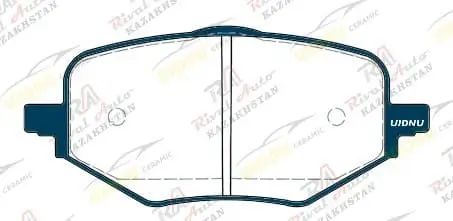 Тормозные колодки UIDNU Ceramic Changan CS75 Plus 1.5T 2022-- (керамические) задние