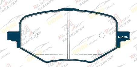 Тормозные колодки UIDNU Ceramic Changan CS75 Plus 1.5T 2022-- (керамические) задние