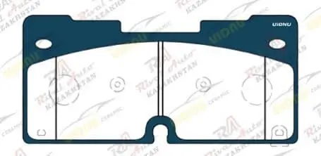 Тормозные колодки UIDNU Ceramic Cadillac Escalade 6.2L 2021-- Chevrolet Suburban 5.3L 2021-- Tahoe 3.0L 5.3L 6.2L 2021-- Silverado 1500 6.2L 2019-- GMC Yukon Denali 6.2L 2021-- Sierra 1500 6.2L 2019--  передние (керамические)