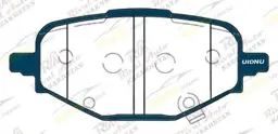 Тормозные колодки UIDNU Ceramic Chevrolet Monza 1.3T 1.4L 1.5L 2021-- (керамические) задние YD-18035