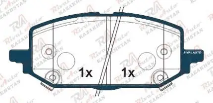 Тормозные колодки UIDNU Ceramic Chevrolet Onix 1.0L 1.2L 2022-- (керамические)  передние KR1295/                     TRO1295/  HP2024