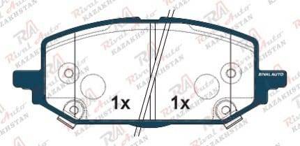 Тормозные колодки UIDNU Ceramic Chevrolet Onix 1.0L 1.2L 2022-- (керамические)  передние KR1295/                     TRO1295/  HP2024