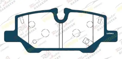 Тормозные колодки UIDNU Ceramic Chevrolet TrailBlazer (1T_56) 1.2T 1.3T 2021-- (керамические) задние