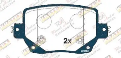 KRATEX Tesla Model Y 2019 --                                                                                       Model 3 2017-- (electro car)  задние KR1337