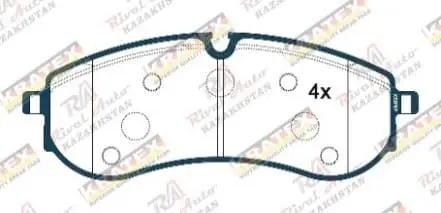 KRATEX VW Crafter 2 55 (SY, SZ, UZ) PR:1LC 2.0TDI 2017--                                                         MAN TGE (7C0) 2.0TDI 2016--  задние KR1325