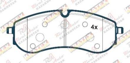 KRATEX VW Crafter 2 55 (SY, SZ, UZ) PR:1LC 2.0TDI 2017--                                                         MAN TGE (7C0) 2.0TDI 2016--  задние KR1325