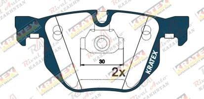 KRATEX BMW X5 (E70) 3,0L 5' (E60) 2,0L 2,5L 3,0L                                                          7' (E65/E66) 3,0L 3,5L задние GDB1499
