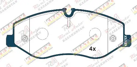 KRATEX Mersedes (W447) V-class 2015--передние GDB2103