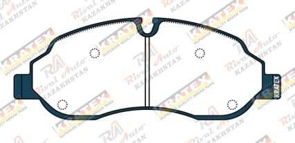KRATEX Ford Transit 2,0L 2,2L 13--  передние GDB2117