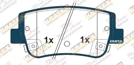 KRATEX KIA K8 3.5L 2021--                                                                            Hyundai Sonata N-Line 2.5T 2020-- задние KR1350