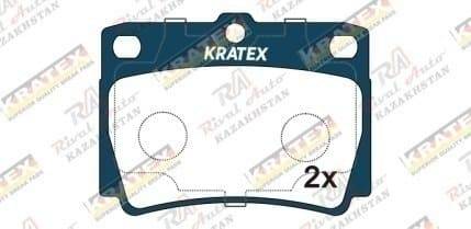 KRATEX Mitsubishi Montero Sport 2.4L 2.5TD 3.0L 1996-2008, Challenger 2.5L 2.8D 3.0L 3.5L 1996-2001, Pajero Sport 2.4L 2.5TD 2.8D 3.0L 3.5L 1996-2008  задние GDB3239