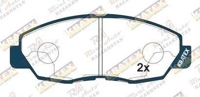 KRATEX Honda CR-V 2.0L 1995-2001 (прав. руль),  Accord  2.0L 2.2L 2.3L 1990-2002, Civic 1.6L 1.7L 1.8L 2001-2008   передние GDB894