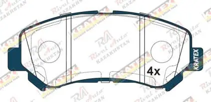 KRATEX Nissan Qashqa/Qashqai+2 1.6L 2.0L 2006-2014, X-Trail 2.0L 2.5L 2007-2015, Rogue 2.5L 2007-2015, Sentra 2.5L 2006-2009, Suzuki Kizashi 2.4l 2009-2016  передние GDB3467