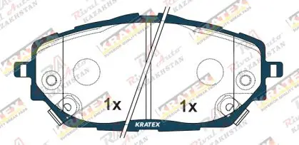 KRATEX Toyota C-HR 1.2L 2.0L 2016--  передние SR1106