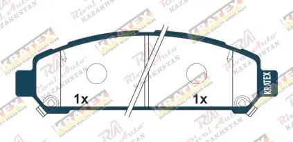 KRATEX Toyota Venza 2.7L 3.5L 2008-2016  передние GDB7910