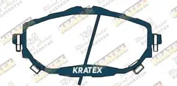 KRATEX Toyota Corolla 1.4L 1.6L 1.8L 2.0L 2013-2019   передние GDB3598