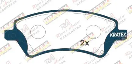 KRATEX Toyota Corolla 2.0L 02---  передние GDB3288