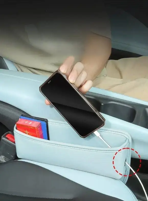 Органайзер между сиденьями Lixiang L6, L7, L8, L9, белого цвета