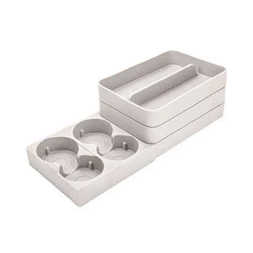 Органайзер в холодильник Lixiang L6, L7, L8, L9, белого цвета из 2 элементов