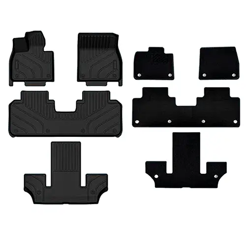 Двухслойные полики, коврики в салон Lixiang L8, L9