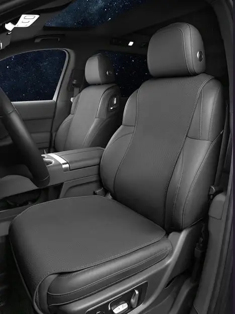 Чехлы на сиденье из эко кожи Lixiang L8, L9, черного цвета, из 11 элементов