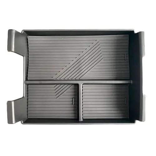 Органайзер в подлокотник Lixiang L6, L7 рестайлинг, из пластика, черного цвета