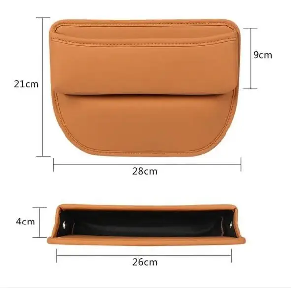 Органайзер между сиденьями Lixiang L6, L7, L8, L9, оранжевого цвета