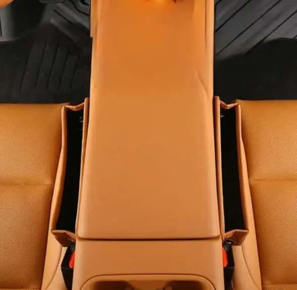 Органайзер между сиденьями Lixiang L6, L7, L8, L9, оранжевого цвета